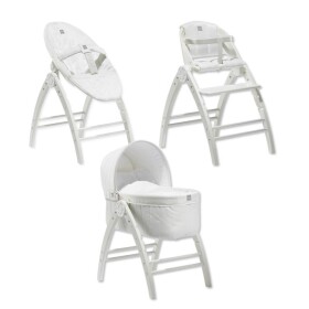 Jídelní židlička + kolébka + lehátko BabyDan Angel - designová sada 3v1