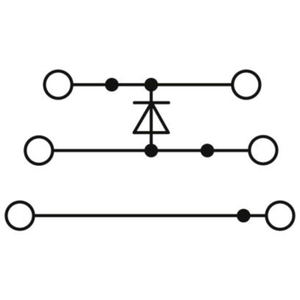 Phoenix Contact 3036043 trojitá svorka 5.2 mm pružinová svorka šedá 50 ks