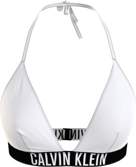 Dámské plavky horní díl Triangle Bikini Top Intense Power KW0KW01824YCD bílá Calvin Klein