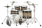 DWe 5-Piece Candy Black Burst Over Curly Maple Exotic Kit