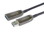 PremiumCord optický AOC kabel USB 3.0 A(M)-A(F) 15m / Prodlužovací kabel / Aktivní optický (AOC) (ku3opt15)