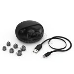 Hama Bluetooth špuntová sluchátka Disc, bezdrátová, nabíjecí pouzdro, černá 178881