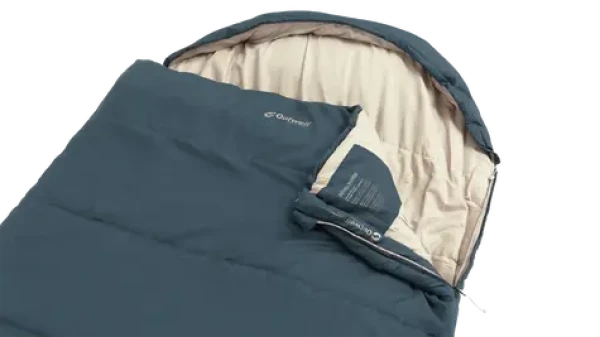 Outwell Campion Lux XL modrá / Spací pytel / Levý zip (230528)