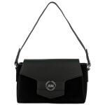 Módní dámská koženková kabelka na rameno Harper, černá