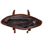 Trendová dámská koženková kabelka přes rameno Laila, zelená