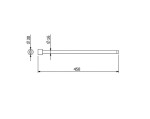 KLUDI - Vela R Držák ručníku, délka 45 cm, broušený Gunmetal 58977N2S