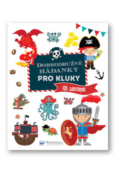 Dobrodružné hádanky pro kluky - 100 samolepek