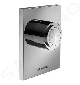 SCHELL - Edition Ovládací tlačítko pro WC, 2 množství splachování, chrom 028240699