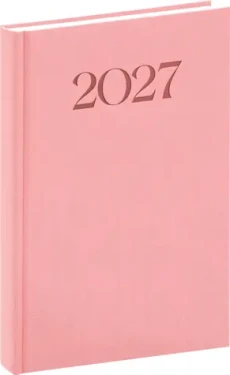 NOTIQUE Biella 2027 růžový / Denní diář / 15 × 21 cm
