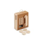 LIEWOOD Dřevěný dětský telefon Rufus Golden Caramel, hnědá barva, dřevo