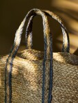 Garden Trading Jutová taška Market Blue, přírodní barva, textil