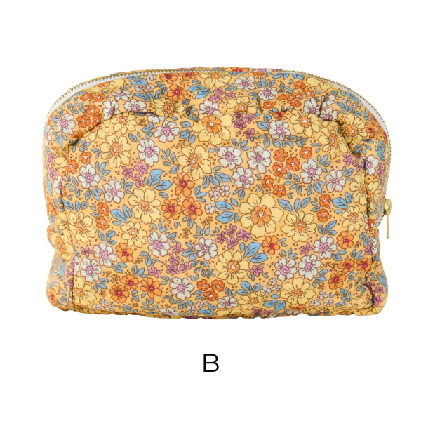 Ib Laursen Prošívaná kosmetická taštička Patterns B, multi barva, textil