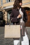 Stylová kabelka Reisenthel Daily Shopper Leo vanilla