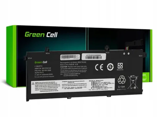 Green Cell L18L3P73 / Baterie / Lenovo ThinkPad T490, P43s, T14 / 11,55V / 4350mAh (LE175)