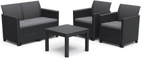 Keter CLAIRE SEATERS SOFA set grafit