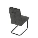 Jídelní židle, šedá, látka, DCL-P3107 GREY2