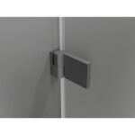 MEXEN/S - Lunar-B sprchové dveře křídlové levé 65 cm, transparent, grafit metal 832-065-000-95-00-L