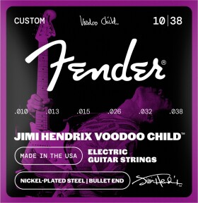 Fender Hendrix Voodoo Child Bullet Nickel Plated Steel 10-38