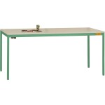Manuflex LD1113.6011 ESD ESD pracovní stůl UNIDESK s kaučuk deska, rezedově zelená RAL 6011, Šxhxv = 2000 x 800 x 720-73