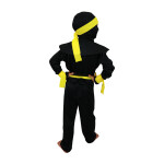 Dětský kostým Ninja žlutý, vel. M