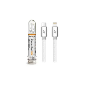Aligator Datový kabel TUBA 30W / USB-C/Lightning 1m bílý (DAKT013)