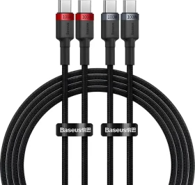 Baseus BSU4887 černá / Kabel USB-C (M) - USB-C (M) / 1 m (BSU4887)