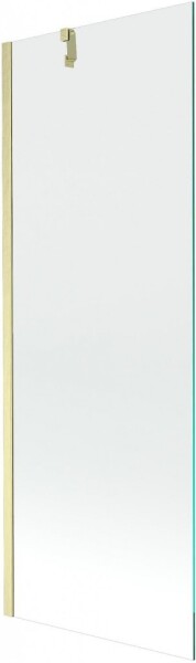 MEXEN/S - Next vanová zástěna FIX 70 x 150, transparent, zlatá kartáčovaná 895-070-000-00-00-55
