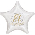 81. narozeniny balónek hvězda Balonky.cz 81. narozeniny balónek hvězda Balonky.cz