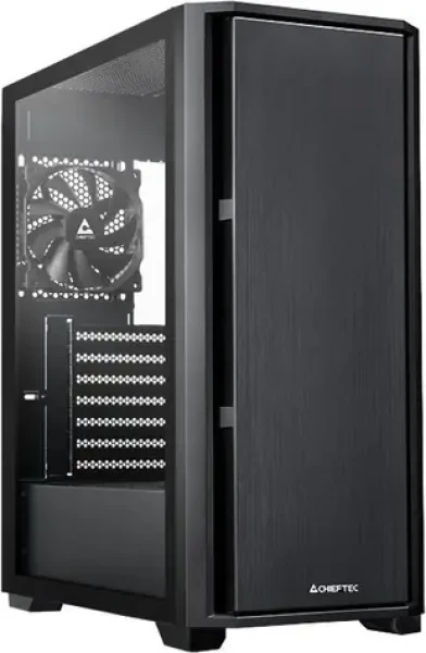 Chieftec AS-02B-TG-OP černá / Skříň / Midi Tower / Tvrzené sklo / ATX / USB-C (AS-02B-TG-OP)
