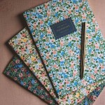 Rifle Paper Co. Linkovaný zápisník Rosa – set 3 ks, zelená barva, papír