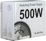 Inter-Tech SL-500 Plus / Zdroj / 500W / ATX 2.4 / 82% účinnost / aktivní chlazení (88882140)