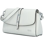 Módní dámská koženková kabelka na rameno Asmara, bílá