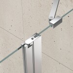 GELCO - LORO Sprchové dveře do niky 900 s pevnou částí, čiré sklo, GN4690 GN4690