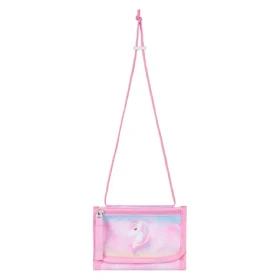 BAAGL Peněženka na krk Rainbow Unicorn / 14 x 10 cm (A-33112)