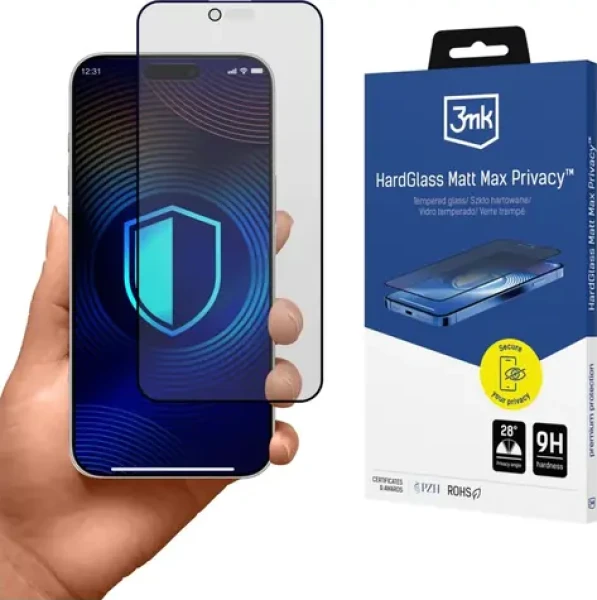 3mk HardGlass Matt Max Privacy ochranné sklo ochranné sklo pro Apple Iphone Air (5903108679947)