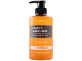 KUNDAL Honey & Macadamia Pure Natural sprchový gel White Musk 500 ml