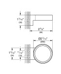 GROHE - Selection Držák skleničky/mýdelníku, kartáčovaný Cool Sunrise 41027GN0