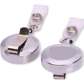 Eurosupplies Naviják pro visačky chromovaný / Naviják / O32 mm / šle 12 mm / lanko 600 mm (LAMBAREELCR)