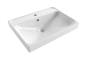 Nábytkové umyvadlo SAT Brevis 61x47,5 cm otvor pro baterii uprostřed SATBRE6046 SATBRE6046