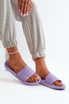 Dámské žabky 4FMM00FFLIF045-52S fialové 38