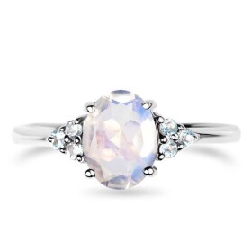 Emporial stříbrný prsten GU-DR200966R-SILVER-39.BLUETOPAZ Velikost: 7 (EU: 54-56)
