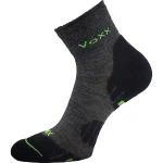 VOXX Ponožky dětské zimní vlněné IRIZARIK II se stříbrem TMAVĚ ŠEDÁ 35-38 127524