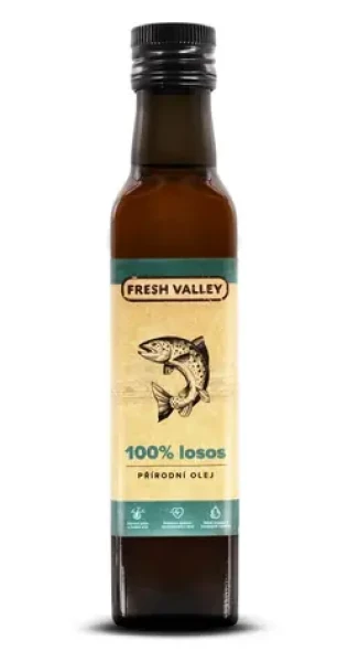 Fresh Valley Rybí olej losos 250 ml / Doplněk stravy pro psy (350900)