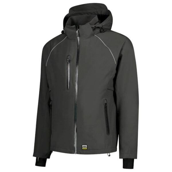 Tech Shell bunda unisex tmavě šedá S