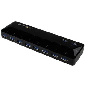 StarTech USB 3.0 HUB 10 portů / 2 nabíjecí a synchronizační porty 1.5A (ST103008U2C)