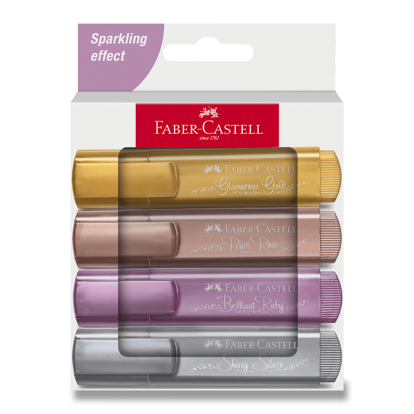 Faber-Castell Textliner 46 metallic sada