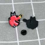 Pinarna.cz Černá kočka na vánoční ozdobě