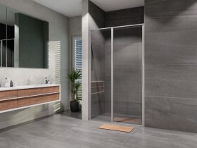 Lansanit Sprchové dveře Tadao PD3 1400, chrom/čiré sklo LAN03033