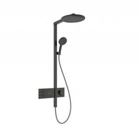 HANSGROHE - Raindance Alive S Sprchový set s termostatem, průměr 30 cm, 3 proudy, kartáčovaný černý chrom 24595340
