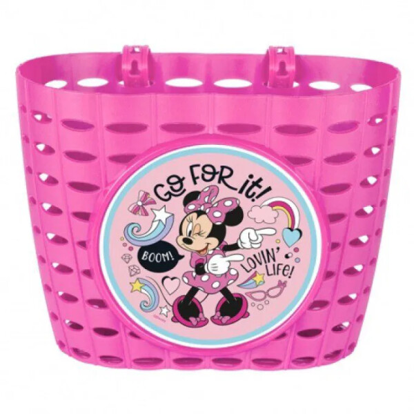 SEVEN Košík na kolo Minnie Boom Plast 1x20x14,5x13 cm